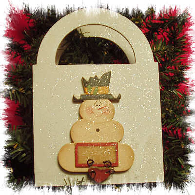 SNOWMAN GIFT CARD BOX
