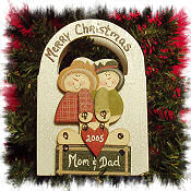 Snow Couple Gift Card Box