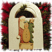 Santa and Snowman Gift Card Box