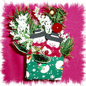 Snowmen Gift Box Ornament