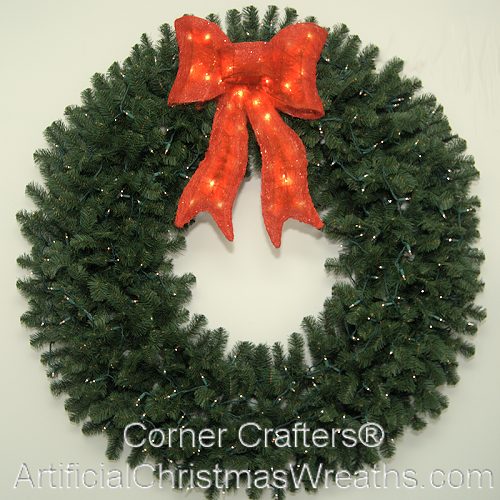 5 FOOT LIGHTED CHRISTMAS WREATH