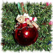 Ceramic Reindeer Ornament