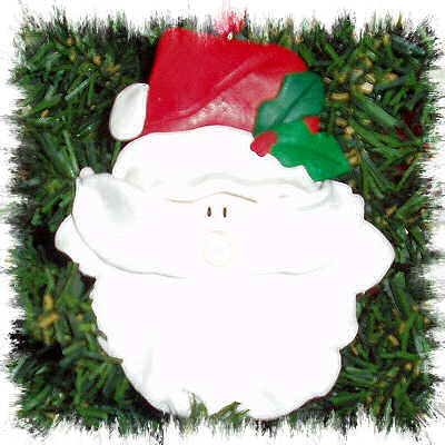 BEARDED RESIN SANTA ORNAMENT