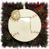 Baseball Photo Frame Ornament