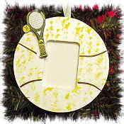 Tennis Photo Frame Ornament