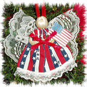 Patriotic Angel Ornament