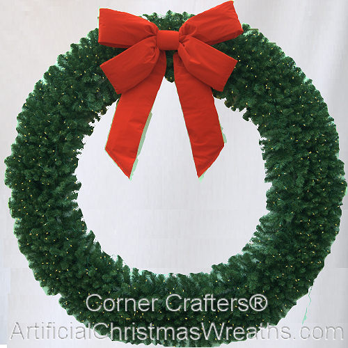 8 FOOT (96 INCH) L.E.D. CHRISTMAS WREATH