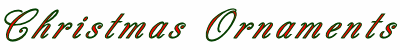 Christmas Ornaments