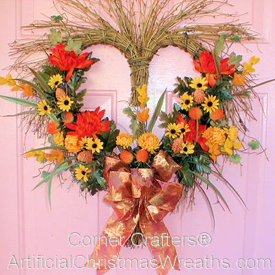 HEARTFELT HARVEST AUTUMN WREATH