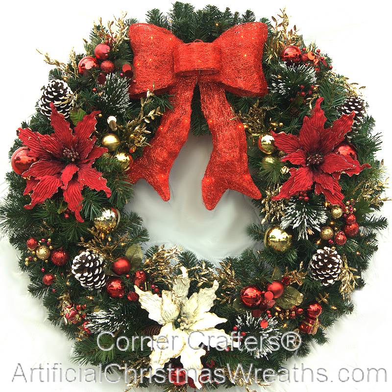 3 FOOT CHRISTMAS MAGIC WREATH CHRISTMAS WREATHS