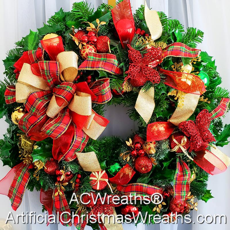Christmas Holly Wreath Clip Art images