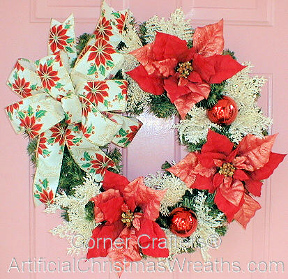 POINSETTIA CHRISTMAS WREATH