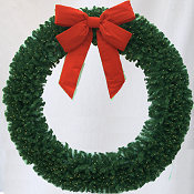 8 Foot (96 inch) Lighted Christmas Wreath