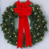 6 Foot (72 inch) Christmas Wreath
