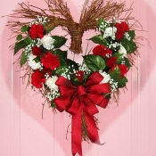 Heart of Roses Wreath