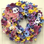 Pansy Wreath
