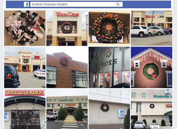 Follow Artificial Christmas Wreaths on Facebook