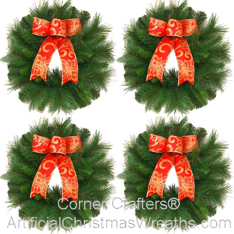 WINDOW WREATHS | ArtificialChristmasWreaths.com | MINI DELUXE