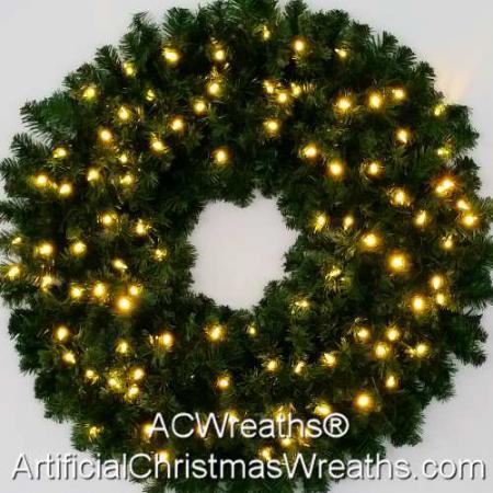 3 Foot (36 inch) L.E.D. Christmas Wreath