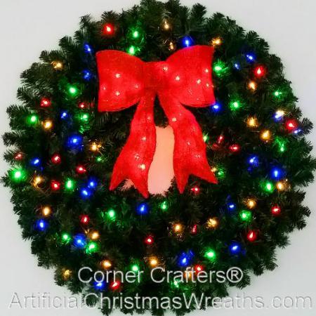 3 Foot Multi Color Christmas Wreath