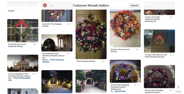 Follow Artificial Christmas Wreaths on Pinterest